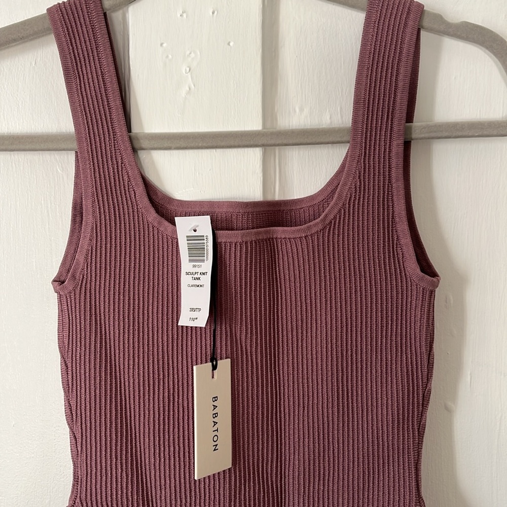 ARITZIA BABATON SCULPT KNIT TANK DRESS